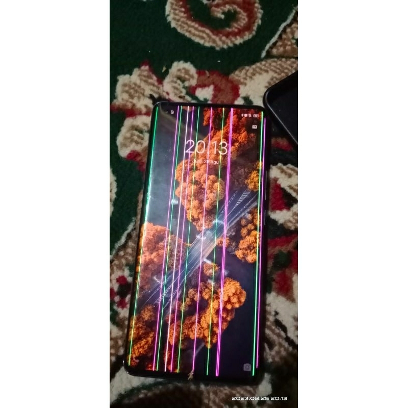 vivo X50 pro minus lcd garis