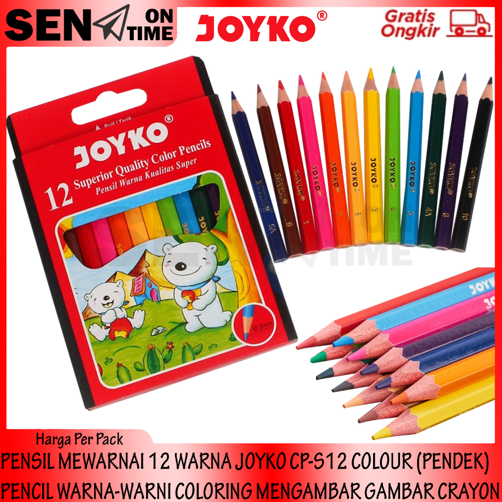 

PENCILS MEWARNAI 12 SET PENSIL WARNA JOYKO CP - S12 COLOUR (PENDEK) PENCIL WARNAWARNI COLORING MENGAMBAR GAMBAR CRAYON KRAYON KLASIK KECIL KECIK CERAYON KERAYON MENGGAMBAR COLOR KOLOR KOLOUR ALAT PERLENGKAPAN ANAKANAK SEKOLAH TK BAGUS MURAH MERIAH PASTEL
