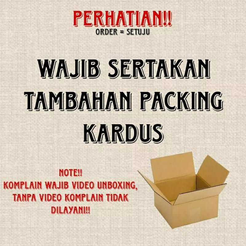 

Packing Tambahan Kardus