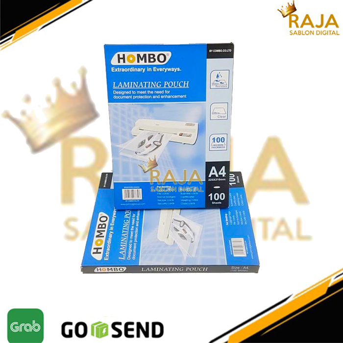 

Plastik Laminating Film Ukuran A4 Hombo Pouch Laminating