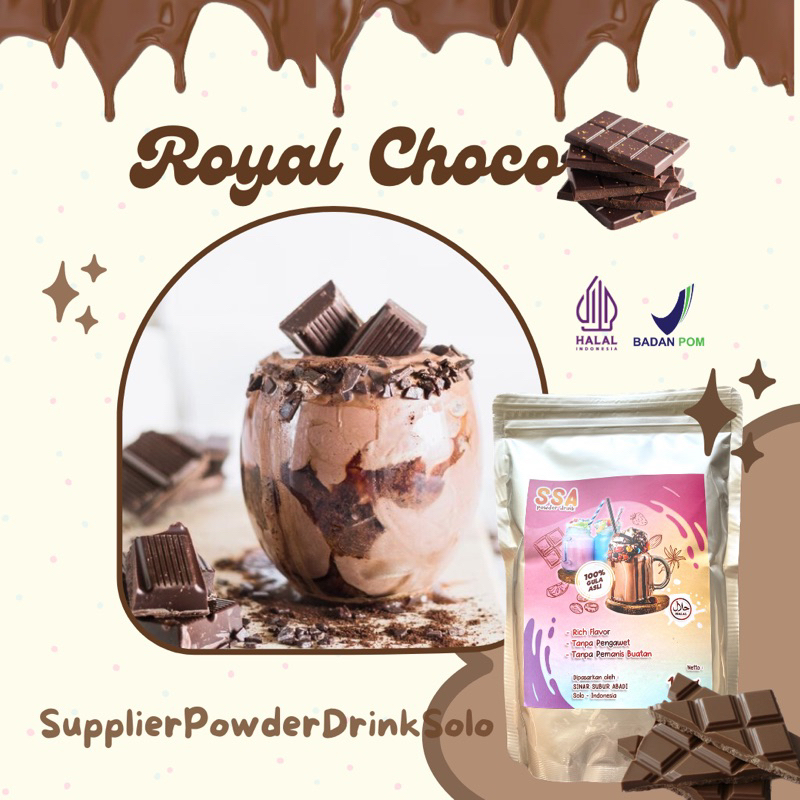 

Powder Drink Royal Choco 500 Gr / bubuk minuman rasa Royal choco