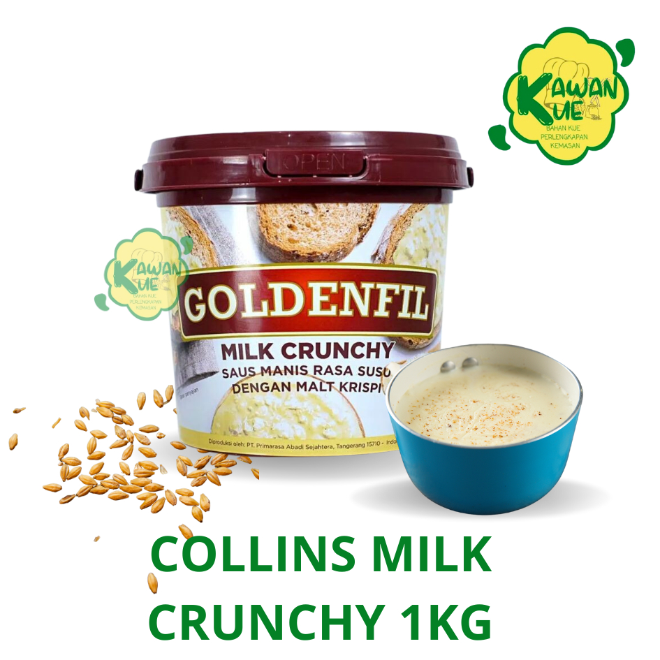 

GOLDENFIL MILK CRUNCHY / SELAI SUSU KRISPY Kemasan 1kg