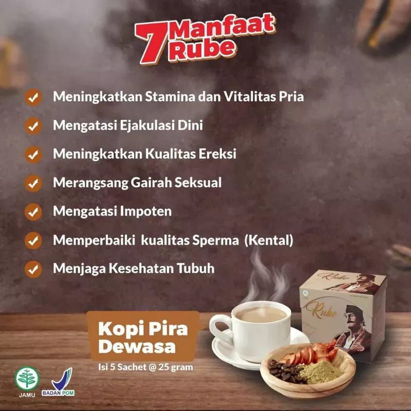 Coffe Rube asli original kopi rube Minuman kopi Herbal Alami penambah Stamina Pria