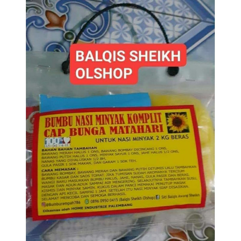 

bumbu nasi minyak komplit