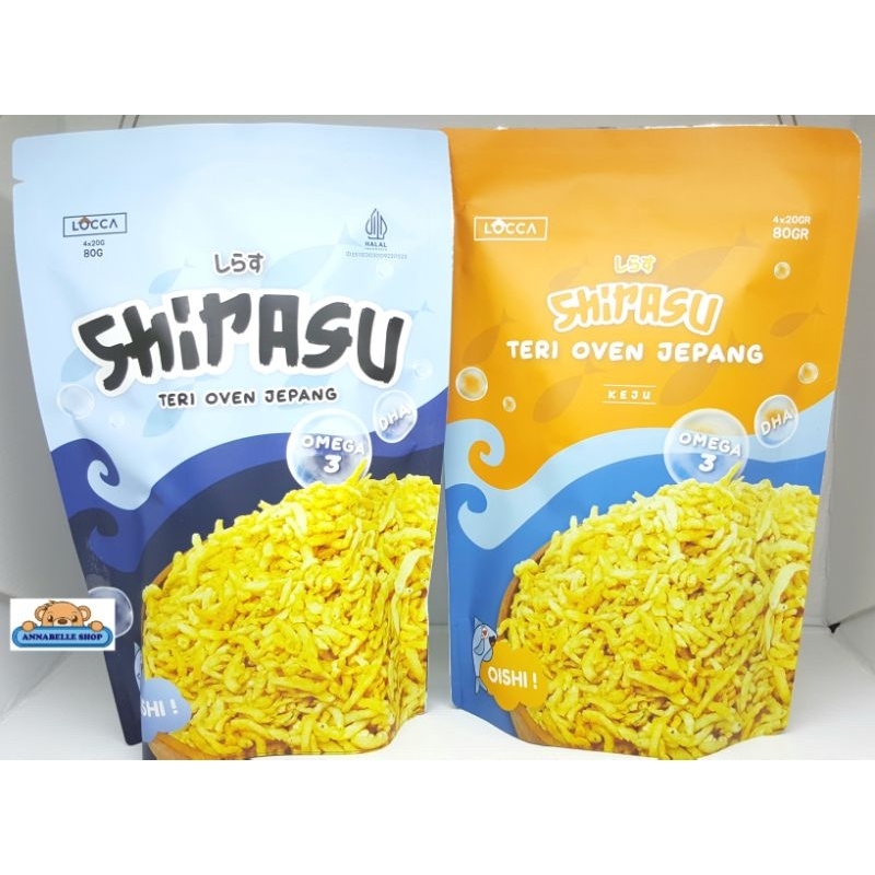 

Teri Oven Jepang Shirasu snack anak dewasa 80gr Locca original keju cheese
