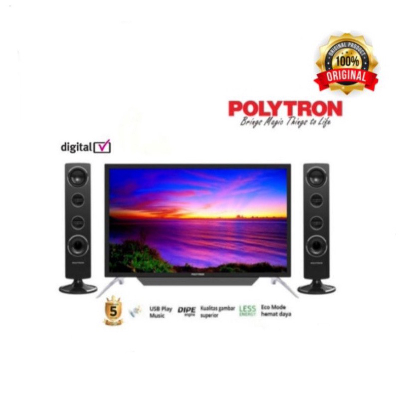 LED POLYTRON PLD32TV1555 / LED POLYTRON DIGITAL CINEMAX TV 32” / PLD 32 TV 1555