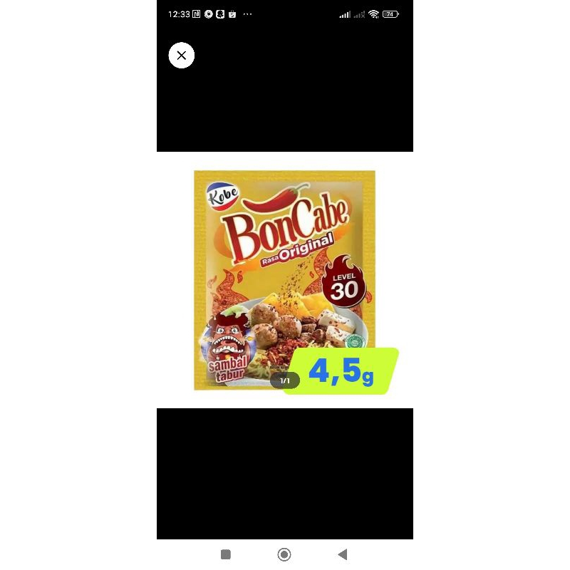 

BONCABE LEVEL 30 renteng isi 12pcs