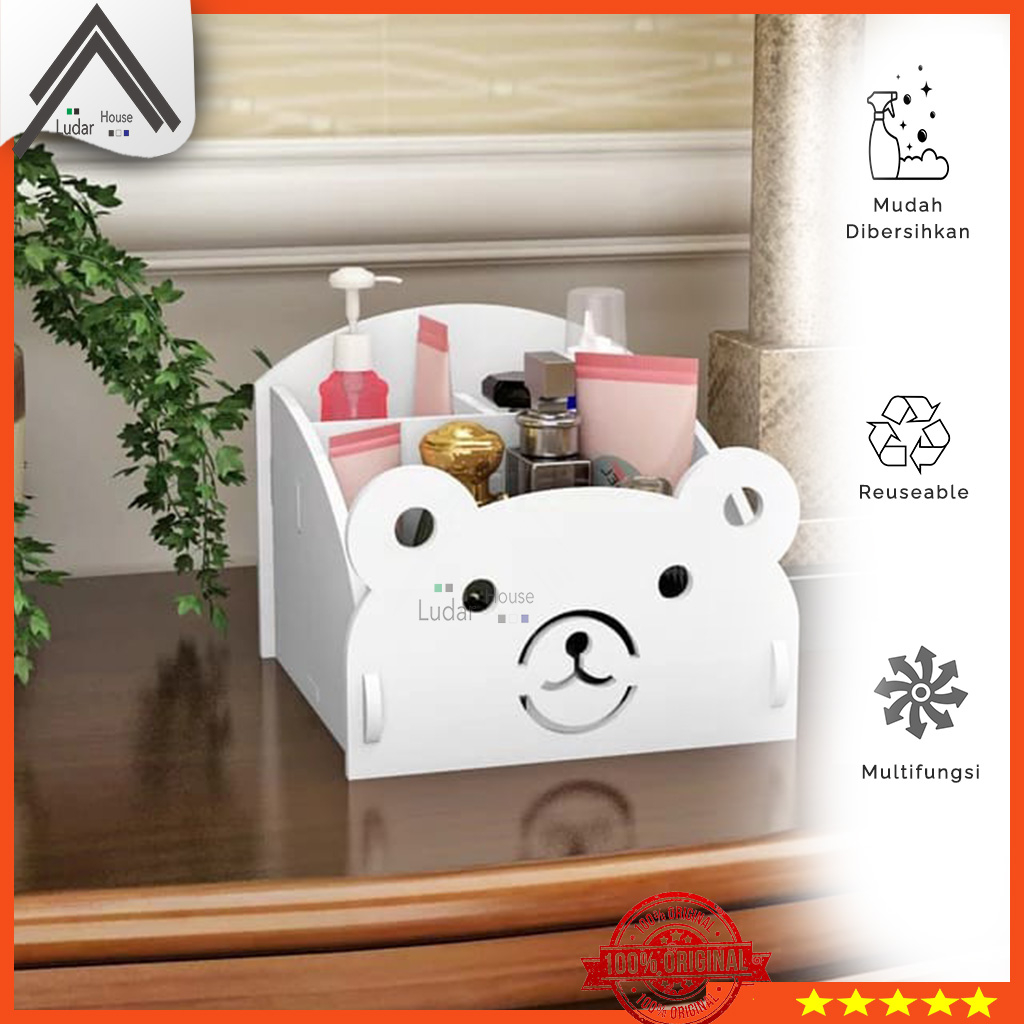 Wadah Rak Kosmetik Make Up Aesthetic Rak Skincare Dan Makeup Organizer  Tempat Skincare Rak Parfum D