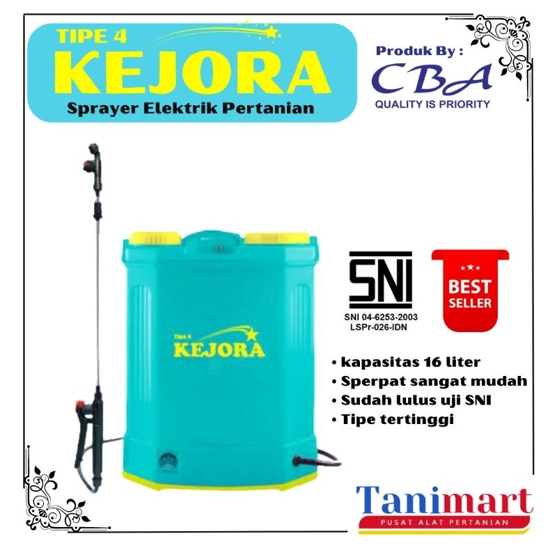 SPRAYER ELEKTRIK KEJORA / SPRAYER ELEKTRIK CBA / TANGKI CAS CBA / TENGKI SEMPROT CBA / KOMPRESAN CAS