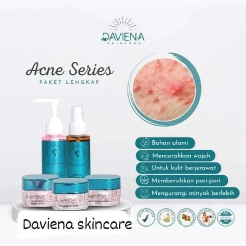 DAVIENA SKINCARE PAKET ACNE SERIES DAVIENA SKINCARE