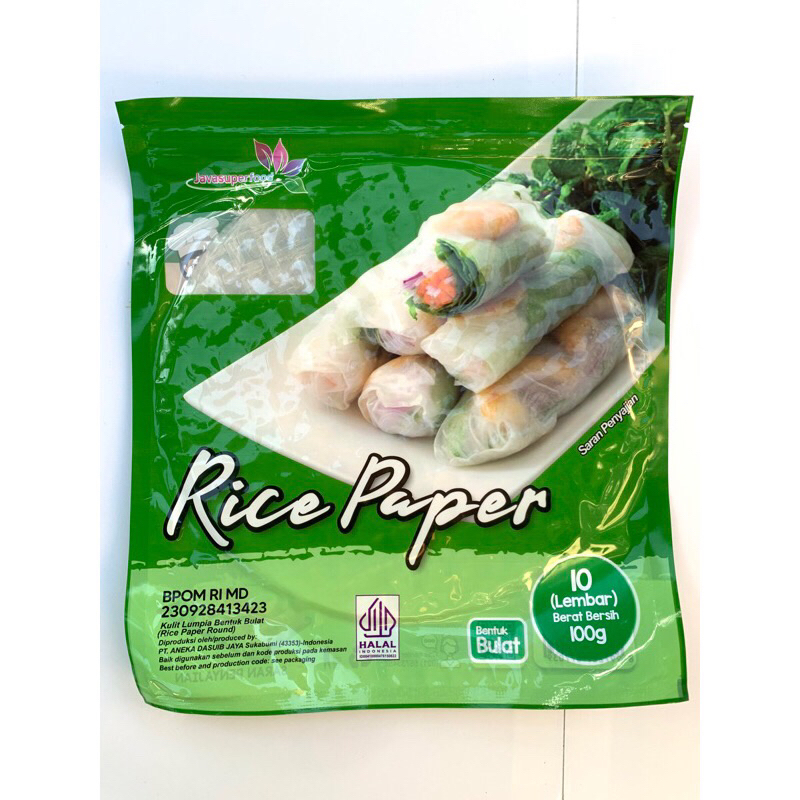 

rice paper isi 10 lembar dan 50 lembar