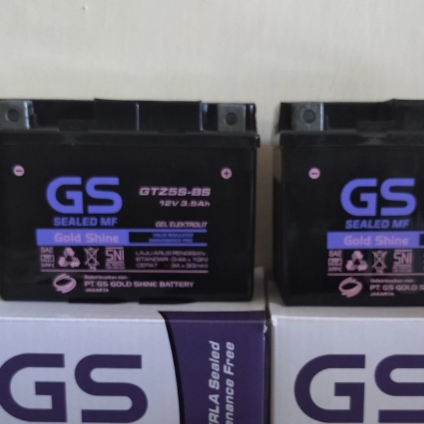 Aki GS GTZ5S Motor Karisma Kirana Supra X 125 Beat Series Vario 110 Blade Revo Absolute Spacy Scoopy