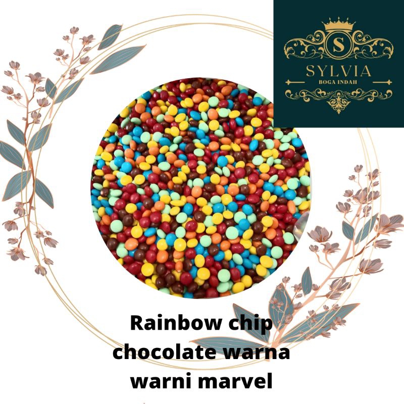 

Marvel Rainbow chip , Cip warna warni ,Choco chip warna warni 100 gr