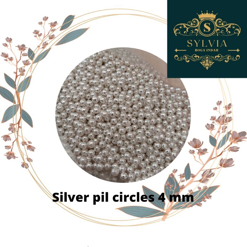 

Topping Silver pil circles 4mm 15 gr