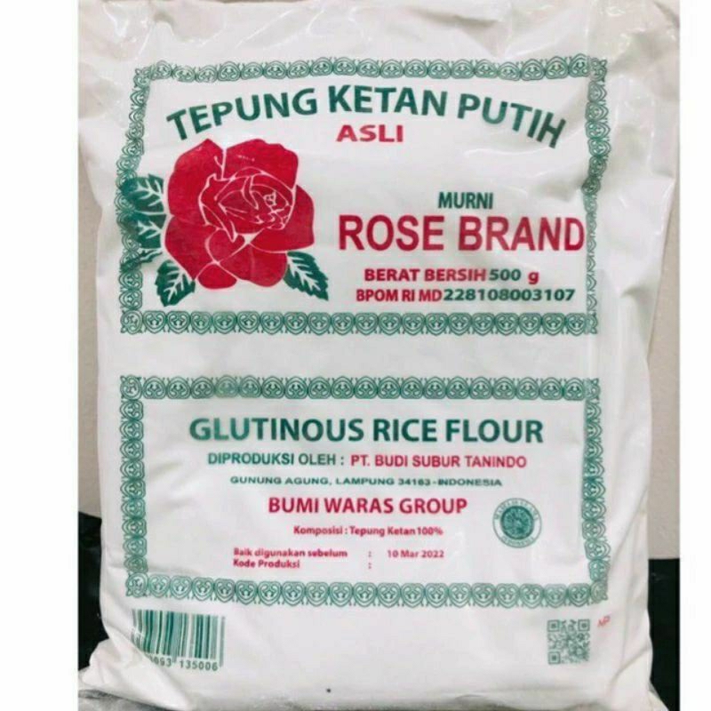

Tepung Ketan Rose Brand 500gr