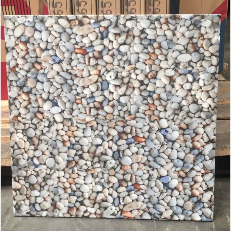 keramik 40x40 lantai kasar motif batu skystone grey