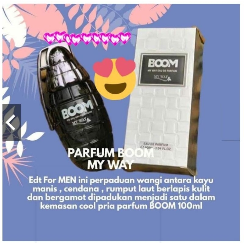 PARFUME MY WAY BOOM EDP 100ML ORIGINAL