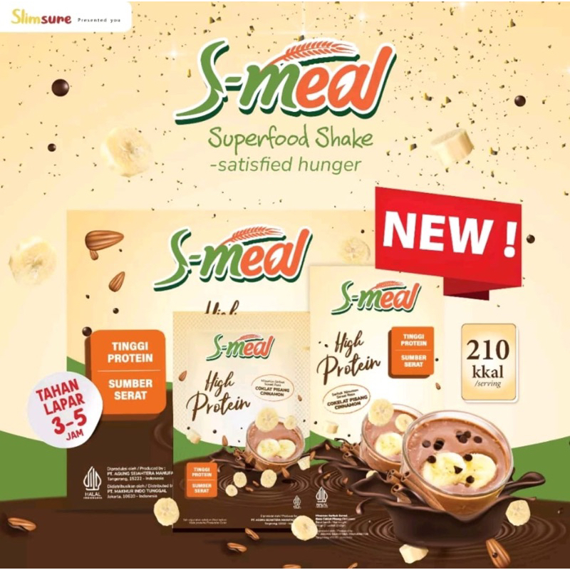 

S MEAL CHOCOLATE BANANA CINNAMON- SUPER FOOD SHAKE
