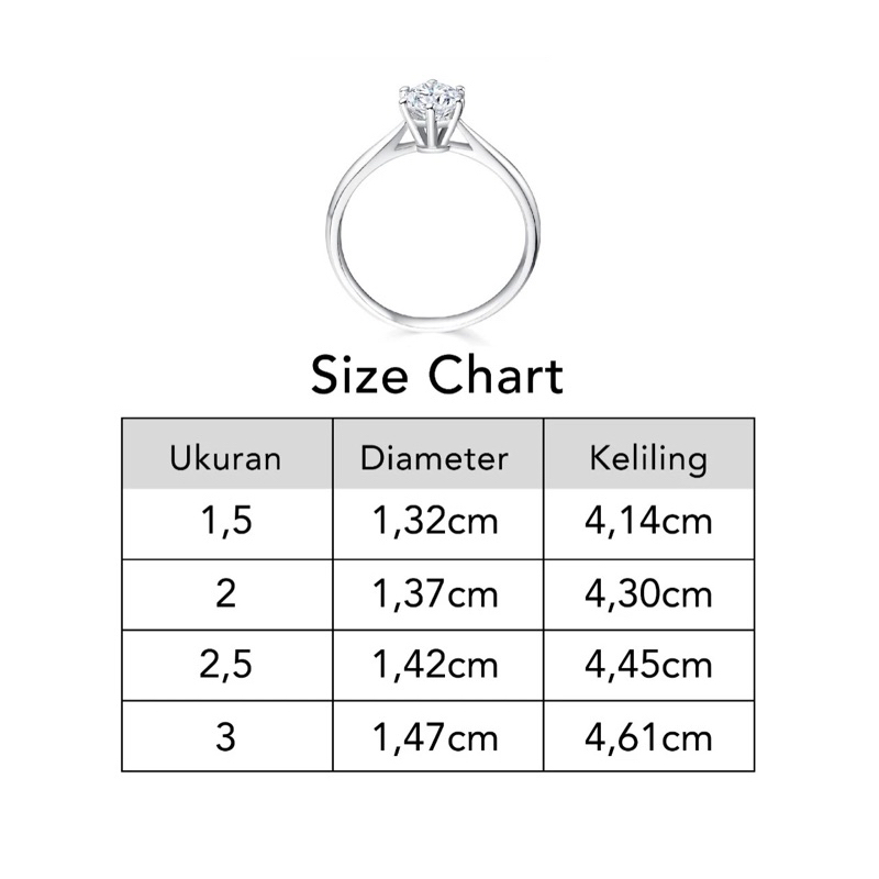 Cincin Anak Premium with Size Tahan Karat