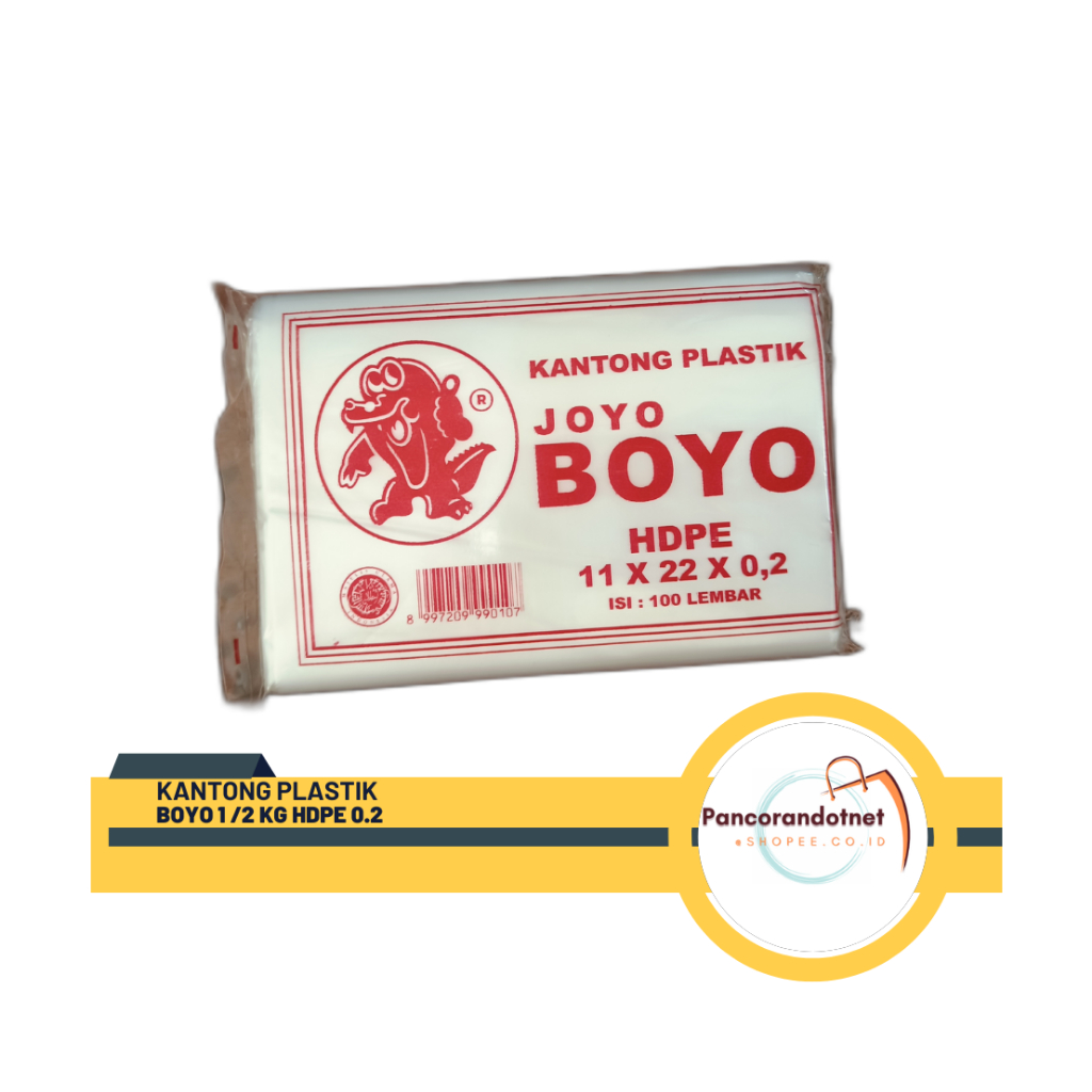 kantong plastik JOYO BOYO 1/2kg
