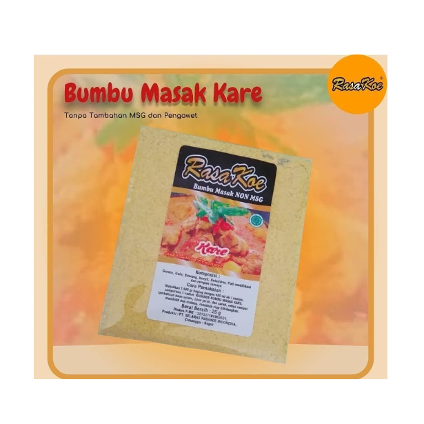 

Bumbu Masak RasaKoe Kare Non Msg