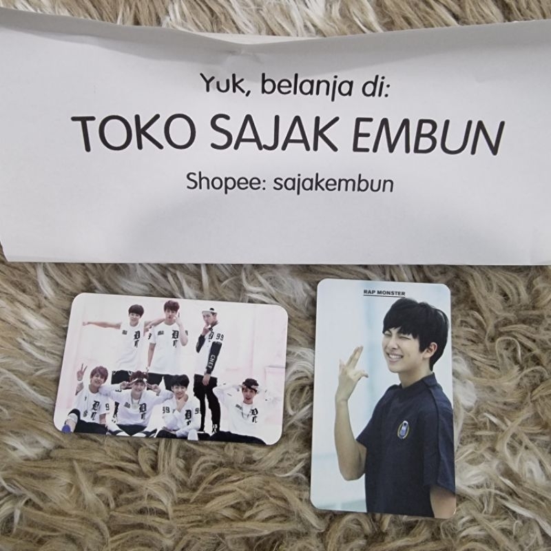 [ORIGINAL BTS] PHOTOCARD Album ORUL / ORUL82 BTS