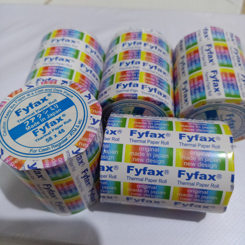 

Kertas Thermal / Kertas kasir Fyfax Uk. 58x48