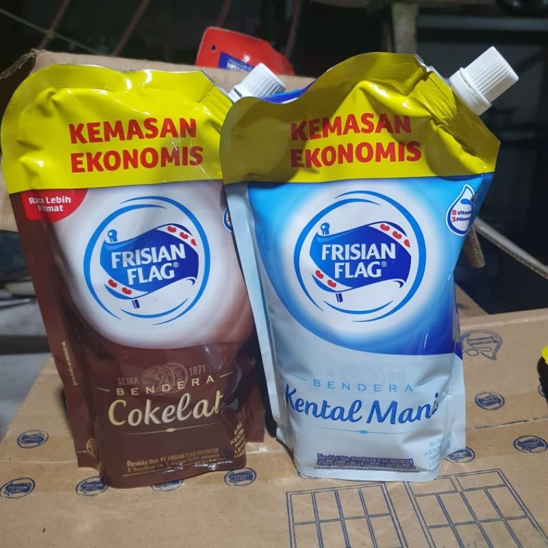 

frisian flag pouch susu kental manis
