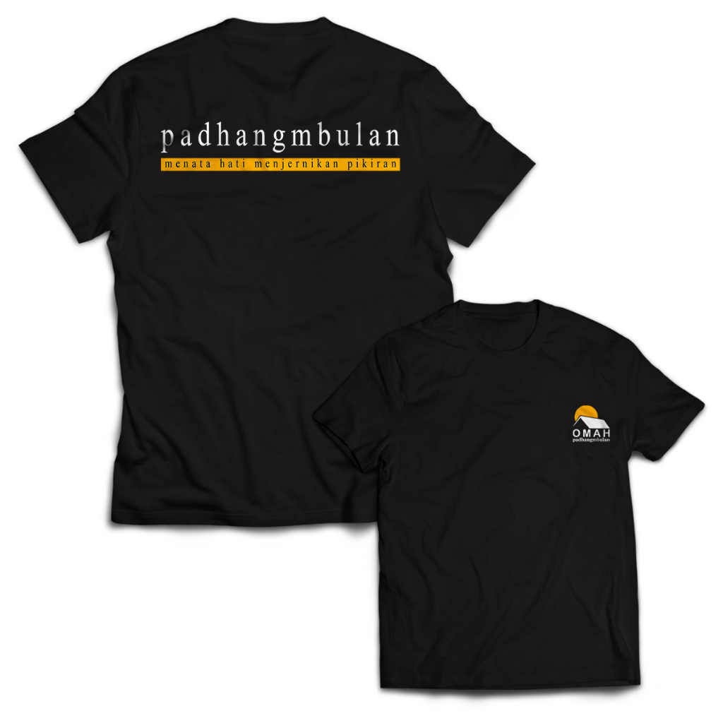 Kaos Pria Maiyah OMAH PADHANGMBULAN Cak Nun Dewasa Baju Atasan Unisex PakeKaos