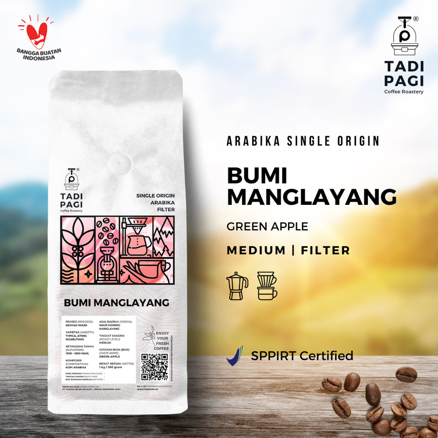 

Bumi Manglayang 1 Kg Roast Bean Coffee - Biji Kopi Matang