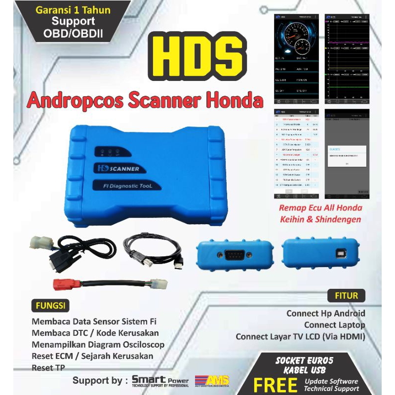 Scanner Honda HDS Andropcos