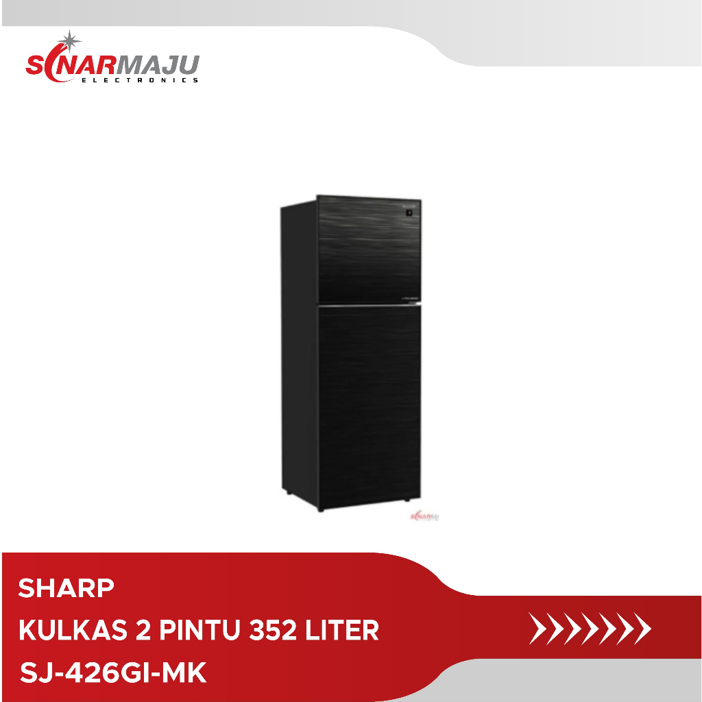 Kulkas 2 Pintu Sharp 352 Liter SJ-426GI-MK / SJ426GI-MK / SJ 426GI