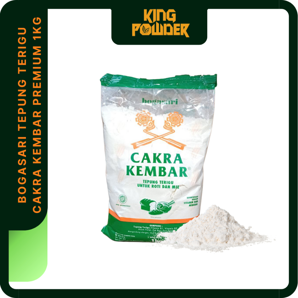 

Tepung Terigu Cakra Kembar 1kg | Tepung Terigu Premium Cakra Kembar