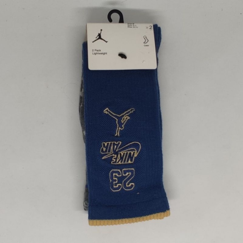 KAOS KAKI ANAK NIKE AIR JORDAN 2PACK LIGHTWEIGHT SOCK ORIGINAL