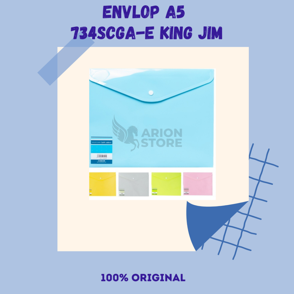 

[ARION STORE] Map 1 kancing A5 734GA-E King Jim / Map Kancing Envelope A5 734SCGA-E King Jim [PCS]