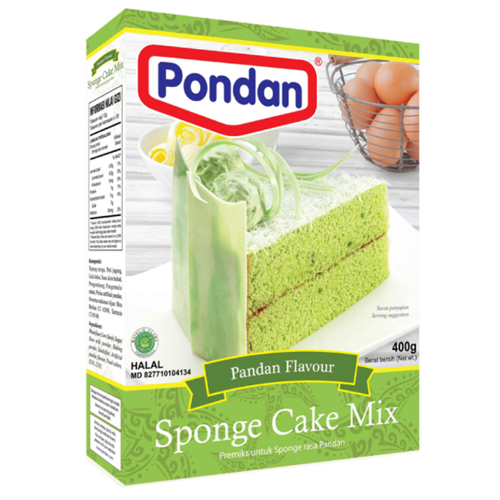 

Pondan Sponge Cake Mix Pandan / Pondan Spesial Pandan
