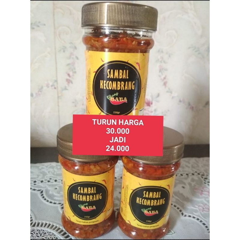 

Sambel Kecombrang Bang Tata tanpa bahan pengawet