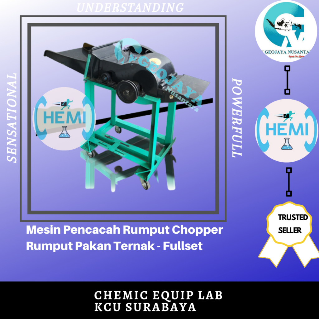 MESIN PENCACAH RUMPUT CHOOPER RUMPUT / PAKAN TERNAK - FULL SET