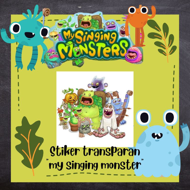 

Stiker Transparan My Singing Monster