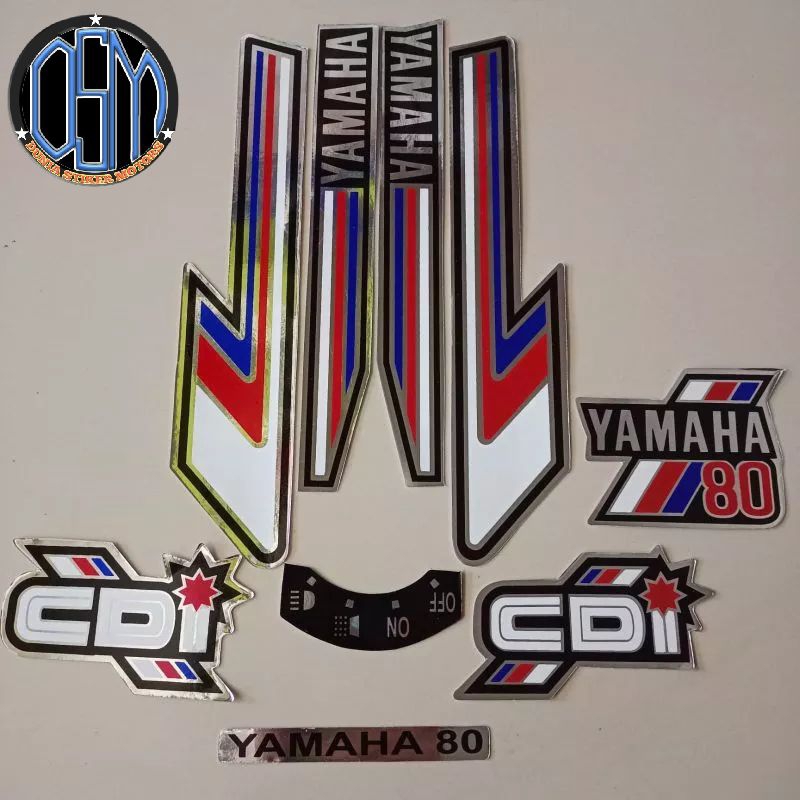 Striping Yamaha v80 V80 CDI list body standar berkualitas