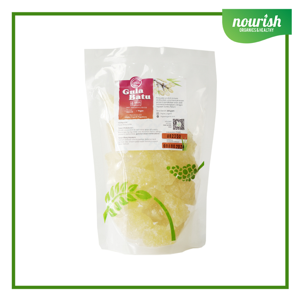 

Lingkar Organik Gula Batu 500 gr