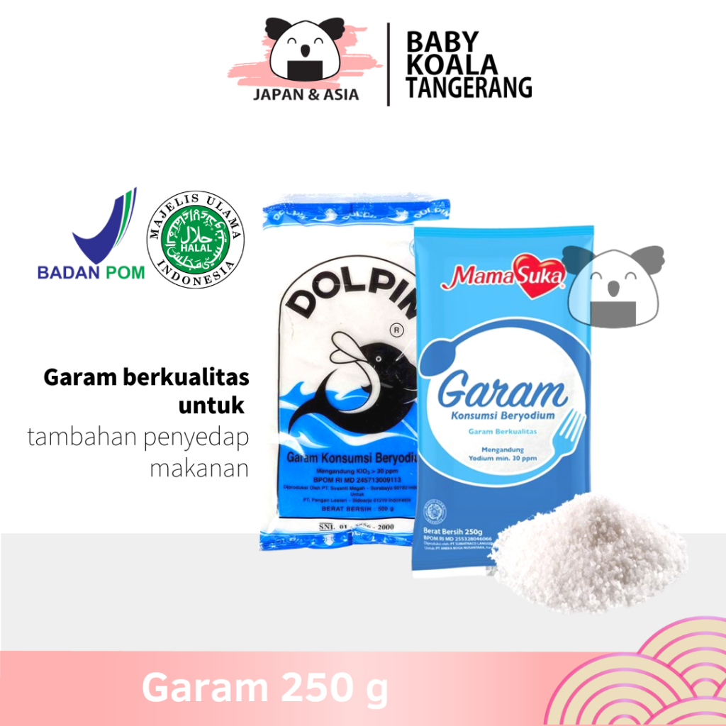 

MAMASUKA Garam Reguler 250 g | Garam Beryodium.