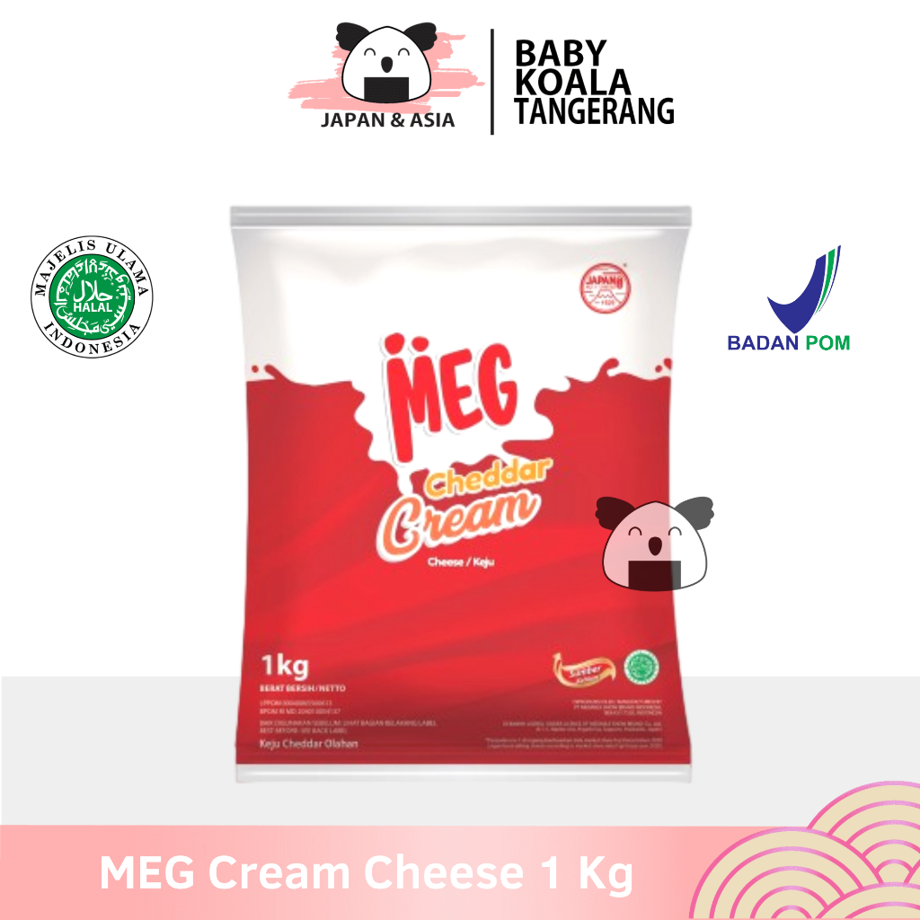 

MEG CHEESE Cheddar Cream 1 Kg Halal │ Chedar-