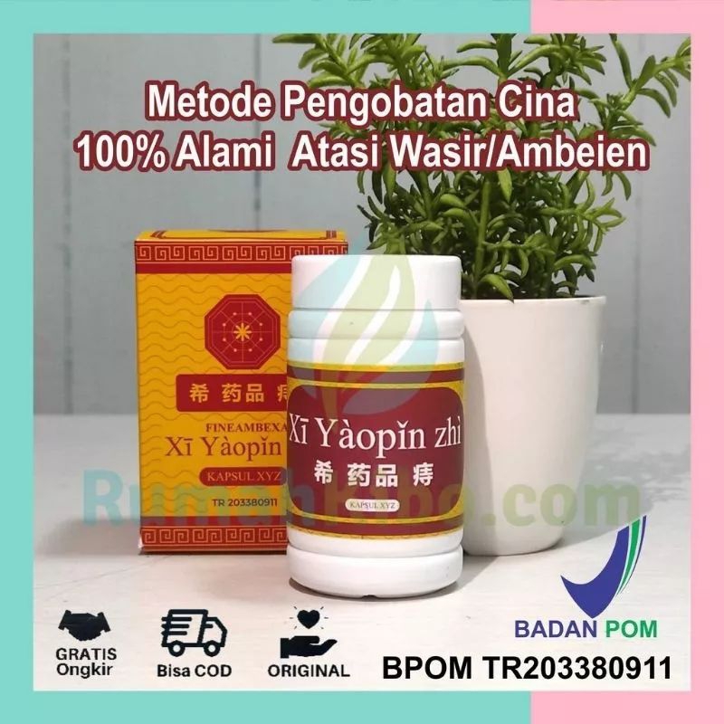 Xi Yaopin Zhi Obat Wasir Cina AmpuhAmbeien Tuntas - XYZ Kapsul