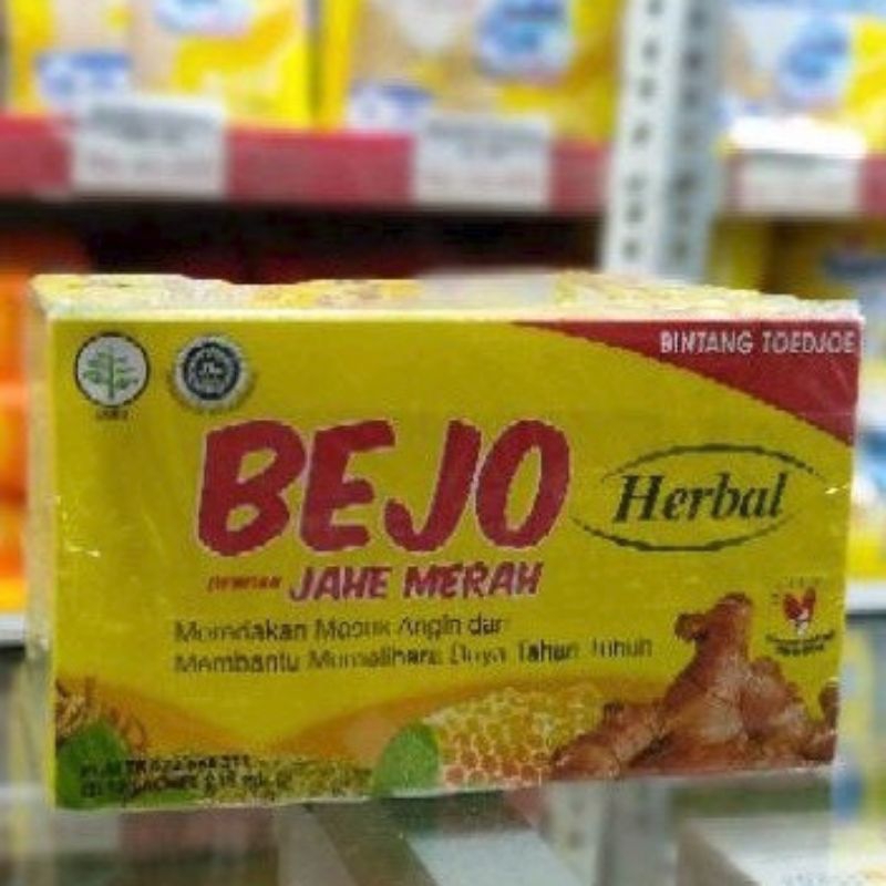 

BEJO JAHE MERAH 1 BOX 12 SACHET / BINTANG TOEJOE BEJO 1 PACK 12 SASET