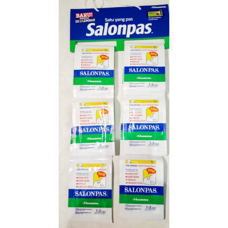 1 RENCENG SALONPAS PUTIH KOYO ISI 20 SACHET / SALONPAS PUTIH RENTENG