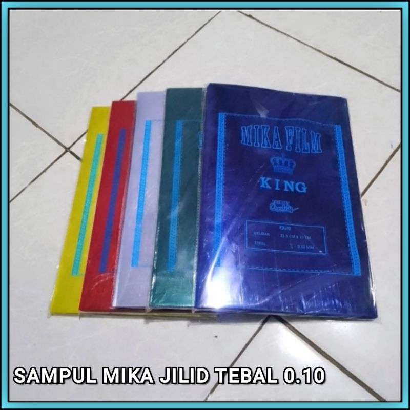 

1 Pak Plastik Mika Jilid Buku Folio 0.10 mm / Mika Jilid F4 Isi 100 Lembar