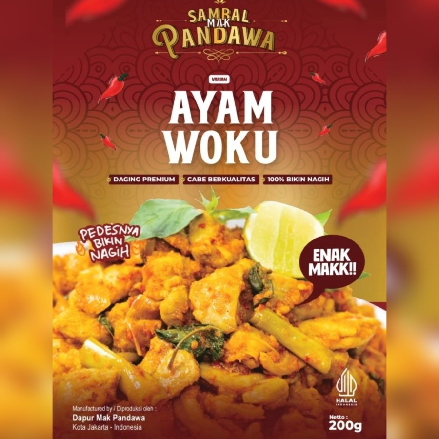 

Masakan Makanan Siap Saji Instan Ayam Woku Manado