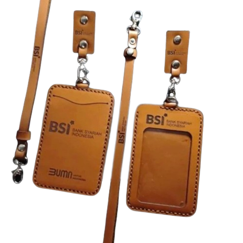 

NAME TAG HOLDER KULIT ASLI TERMURAH BISA COSTUM NAMA & LOGO