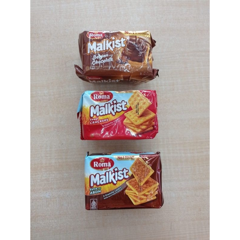 

Roma malkist sweet crackers/Abon/Coklat 105gr